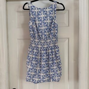Universal Thread Blue and White Floral Dress